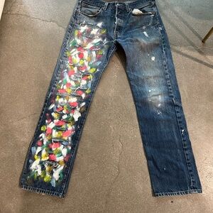 Levi's Multicolor Artistic Straight Jeans
